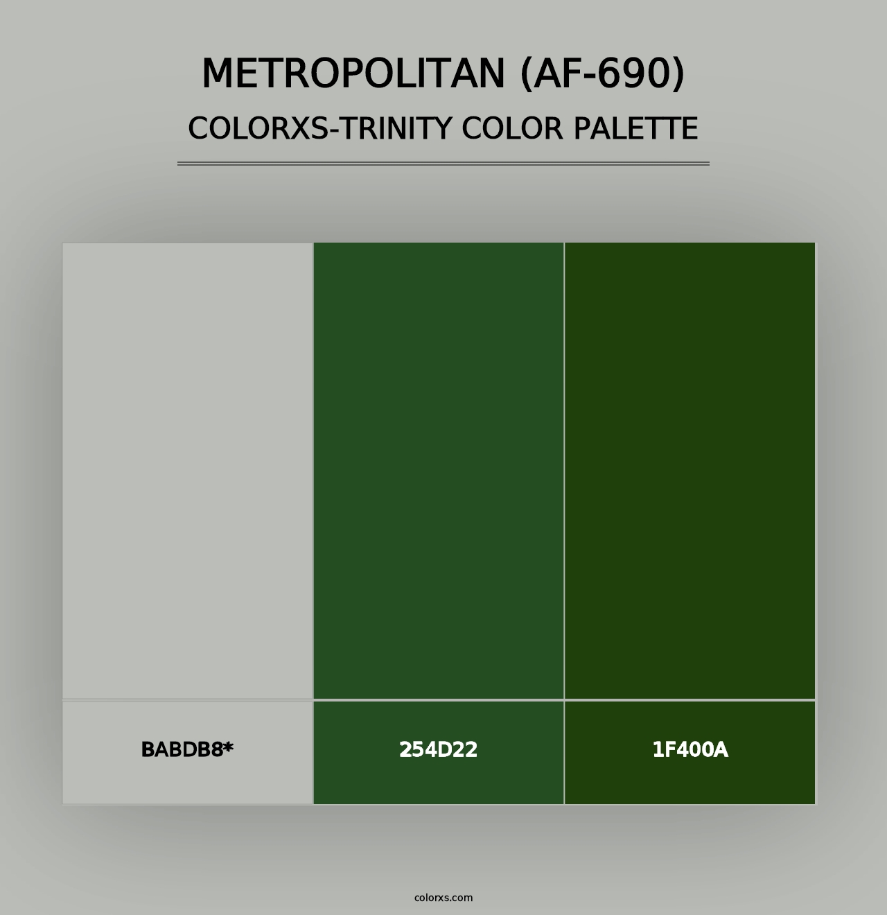 Metropolitan (AF-690) - Colorxs Trinity Palette