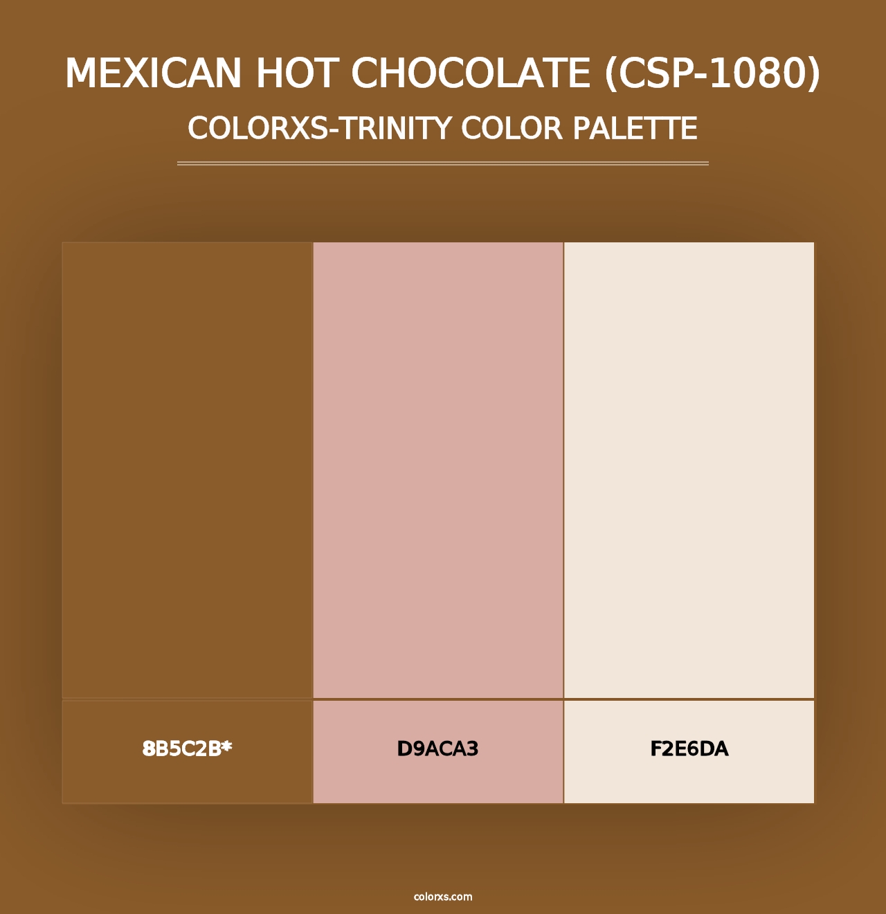 Mexican Hot Chocolate (CSP-1080) - Colorxs Trinity Palette