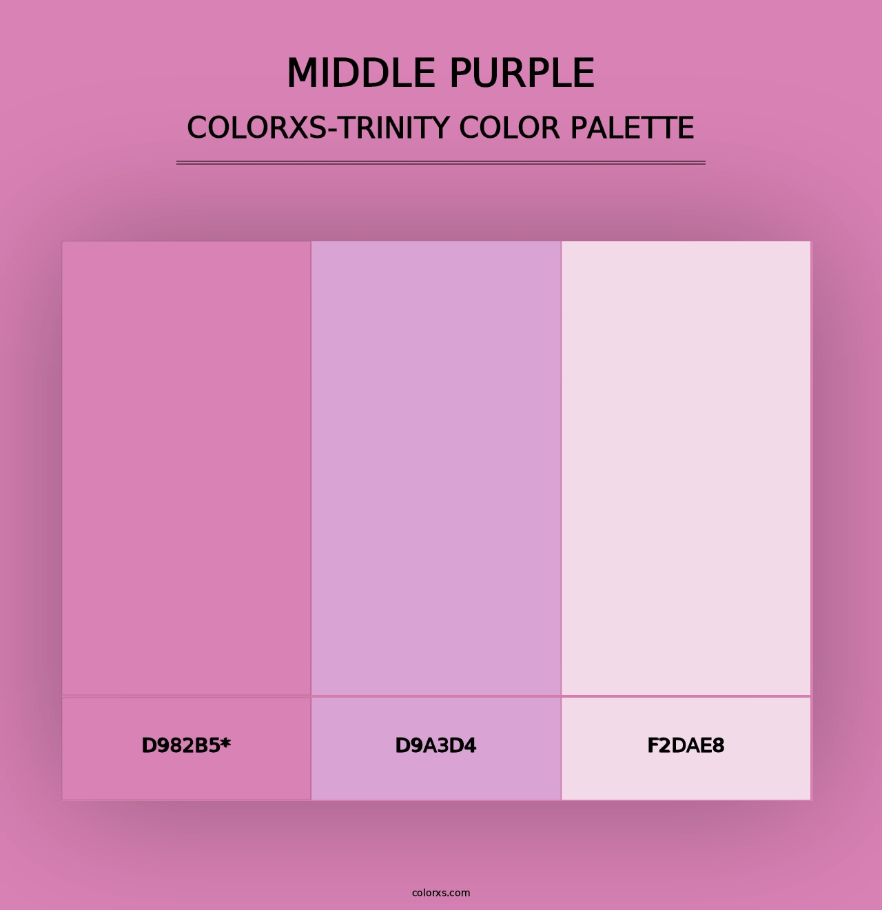 Middle Purple - Colorxs Trinity Palette