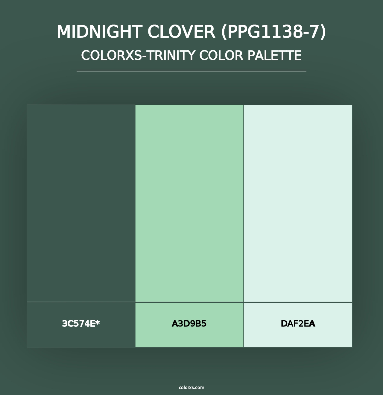 Midnight Clover (PPG1138-7) - Colorxs Trinity Palette