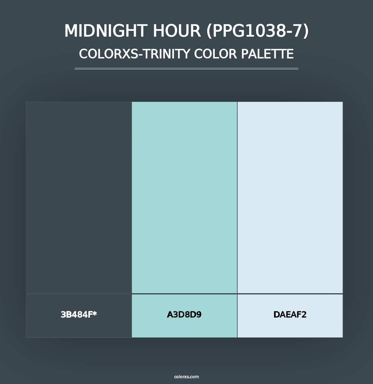 Midnight Hour (PPG1038-7) - Colorxs Trinity Palette