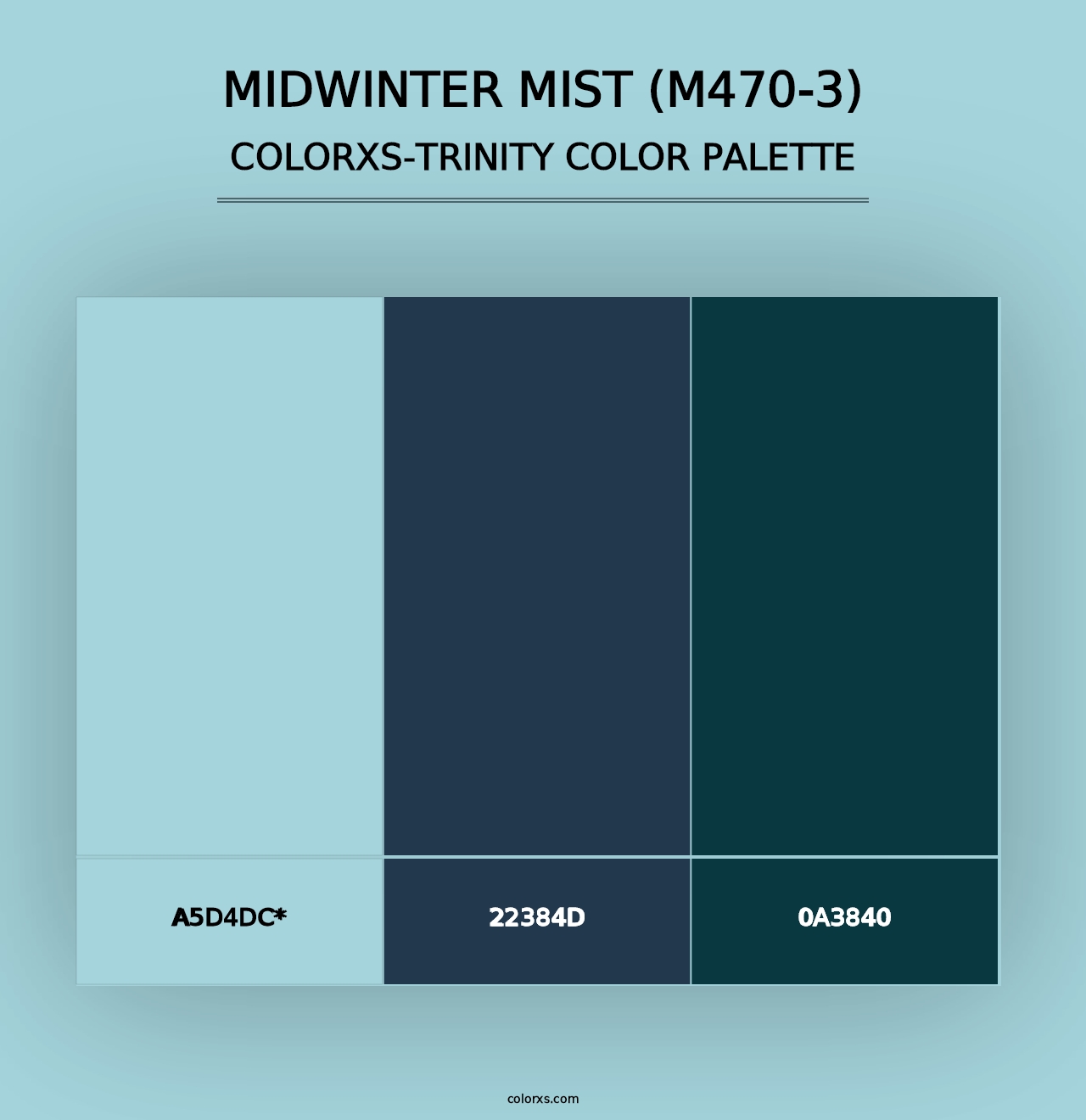 Midwinter Mist (M470-3) - Colorxs Trinity Palette