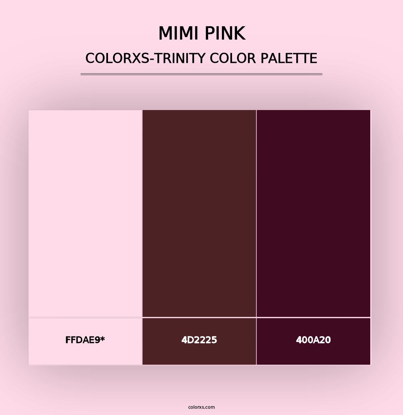 Mimi Pink - Colorxs Trinity Palette