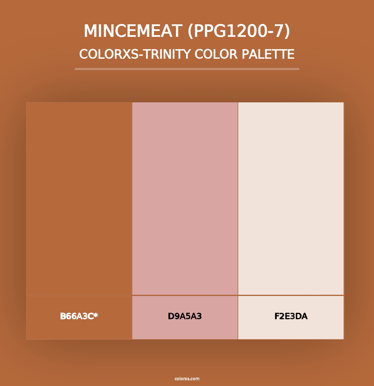 Mincemeat (PPG1200-7) - Colorxs Trinity Palette