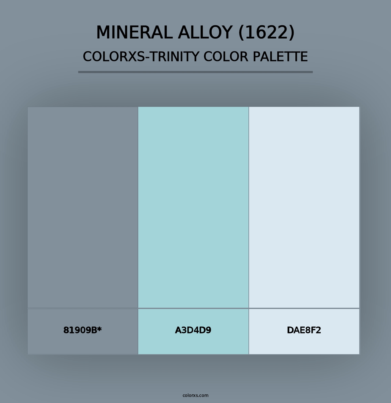 Mineral Alloy (1622) - Colorxs Trinity Palette