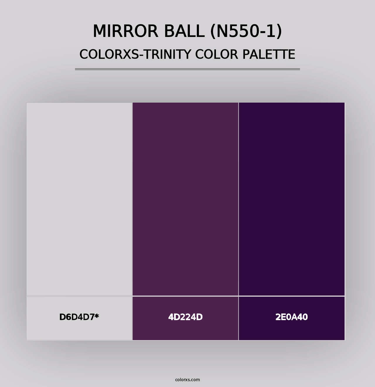 Mirror Ball (N550-1) - Colorxs Trinity Palette