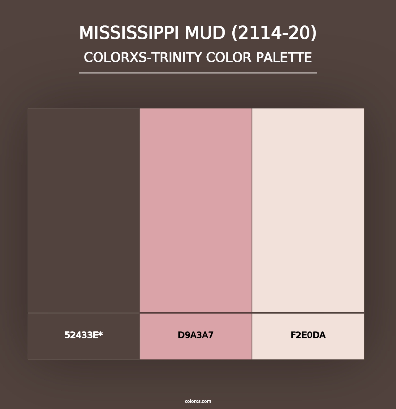 Mississippi Mud (2114-20) - Colorxs Trinity Palette