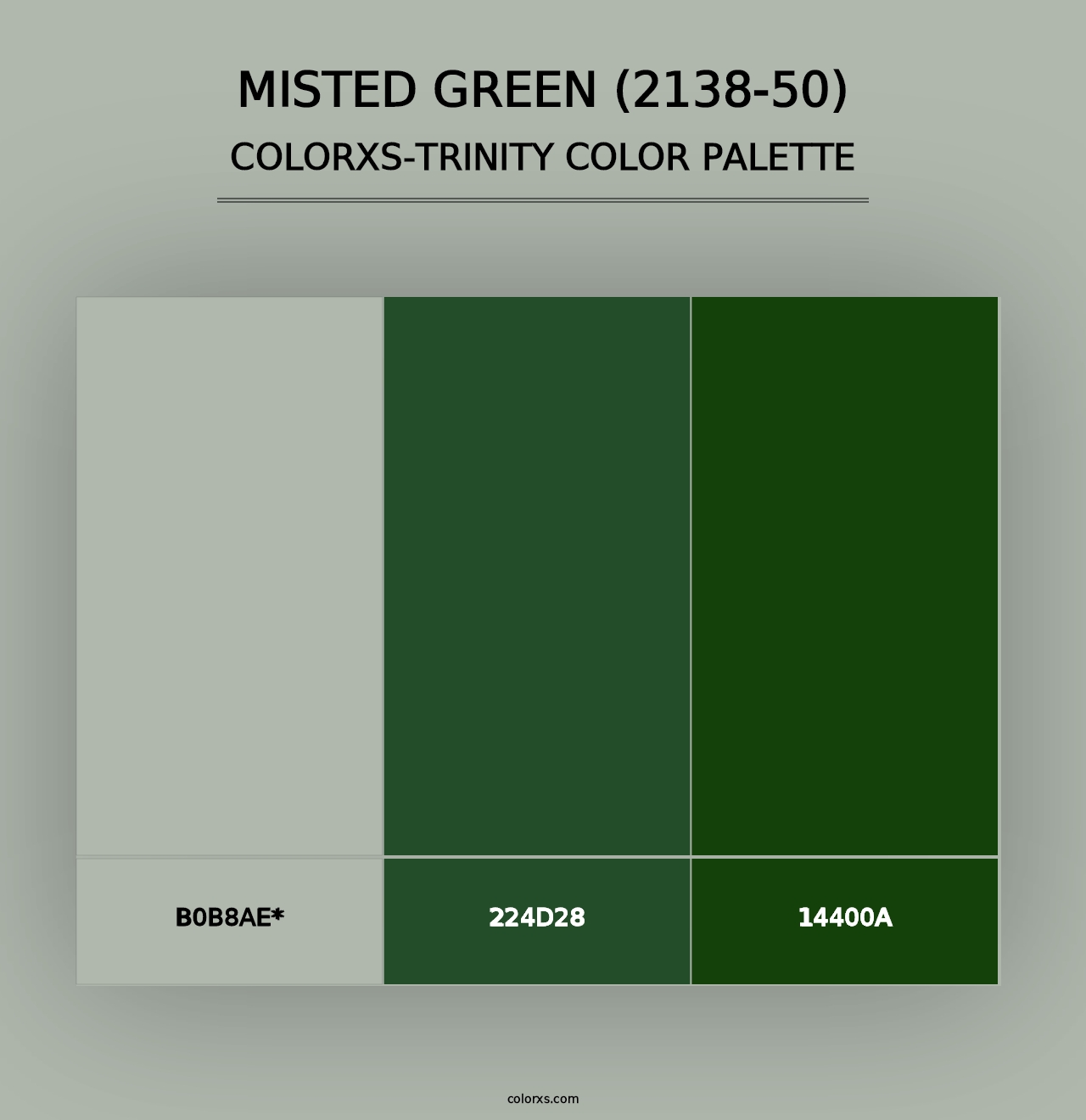 Misted Green (2138-50) - Colorxs Trinity Palette