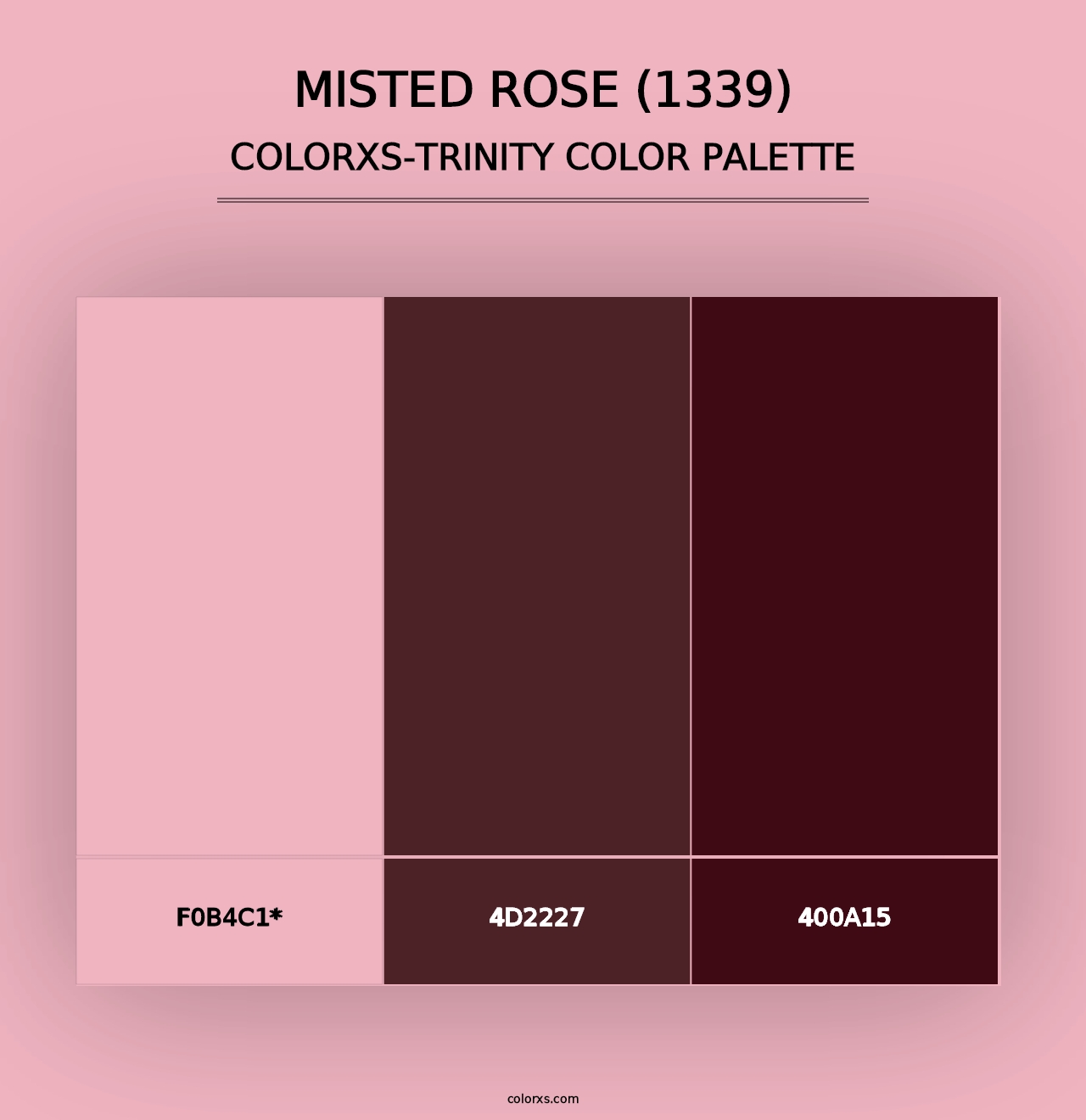 Misted Rose (1339) - Colorxs Trinity Palette