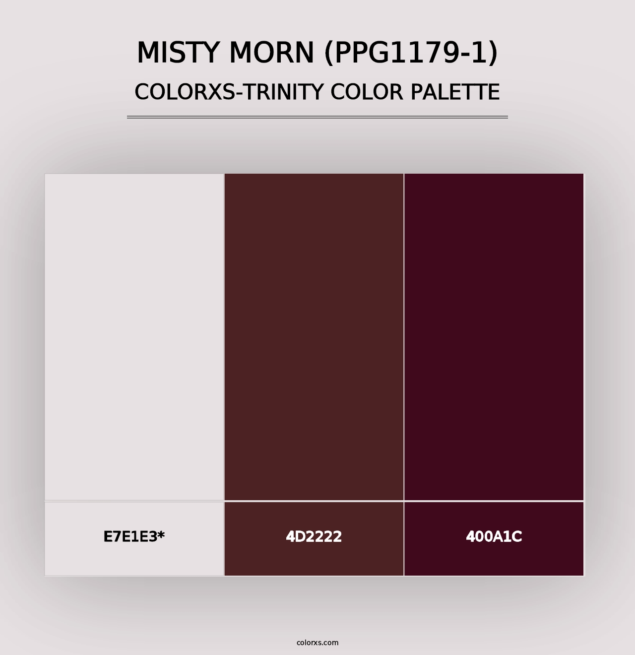 Misty Morn (PPG1179-1) - Colorxs Trinity Palette