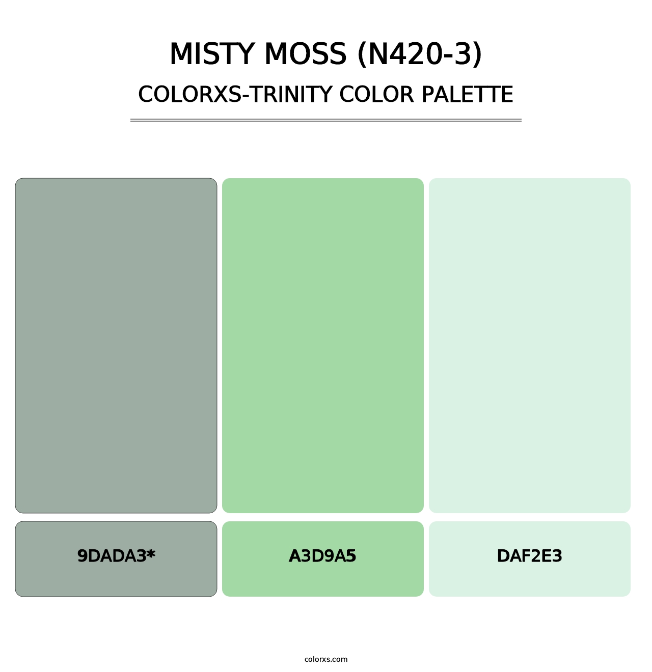 Misty Moss (N420-3) - Colorxs Trinity Palette