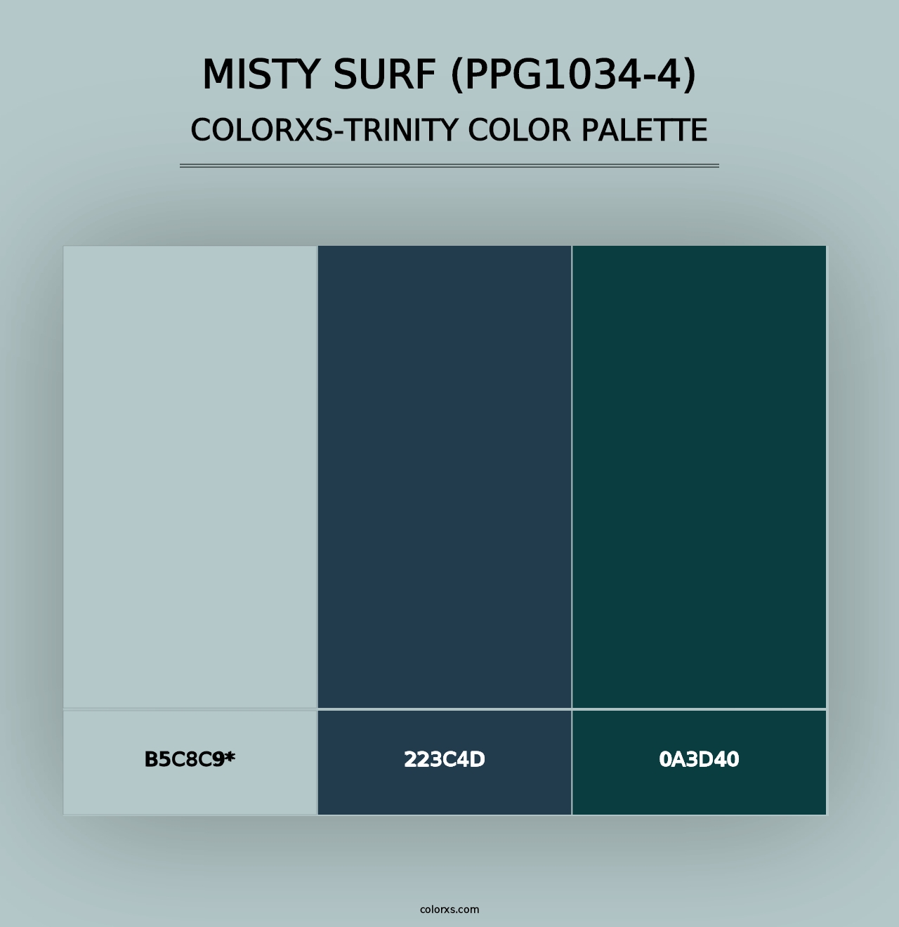 Misty Surf (PPG1034-4) - Colorxs Trinity Palette