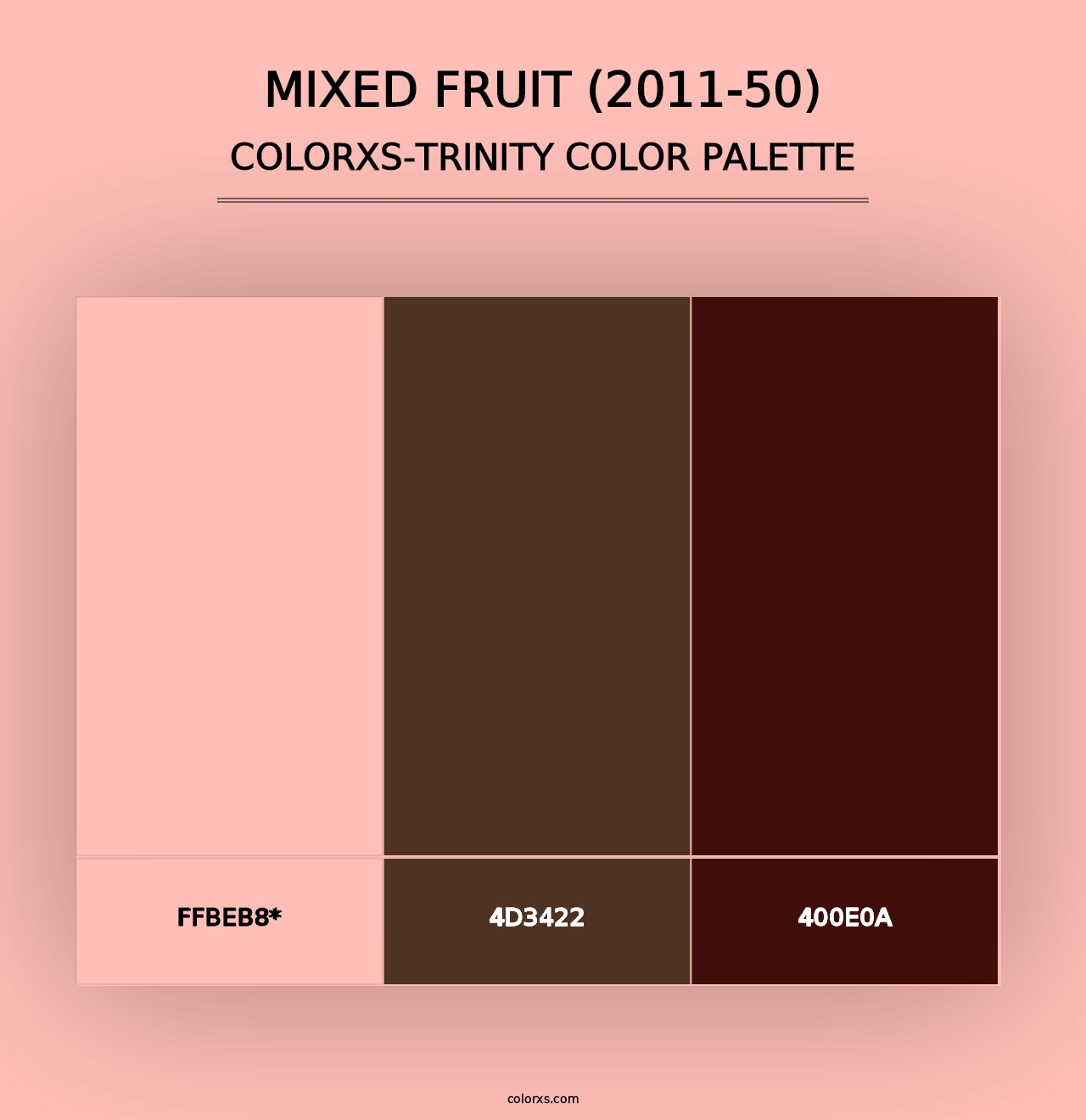 Mixed Fruit (2011-50) - Colorxs Trinity Palette