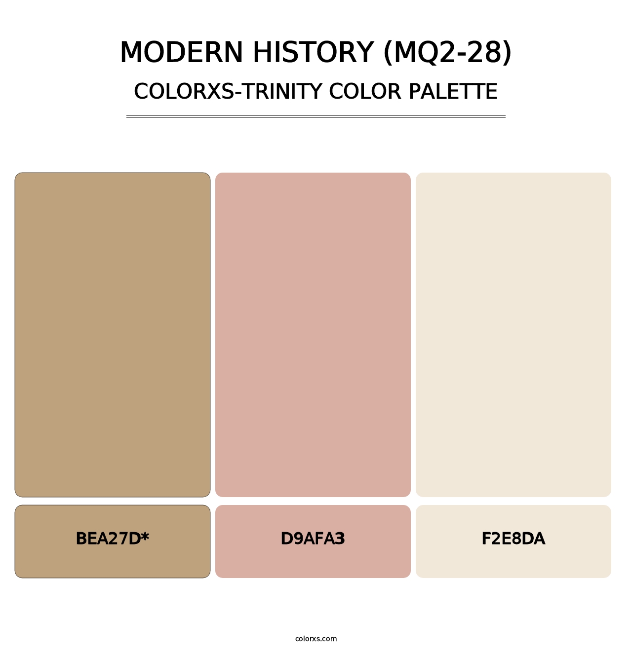 Modern History (MQ2-28) - Colorxs Trinity Palette