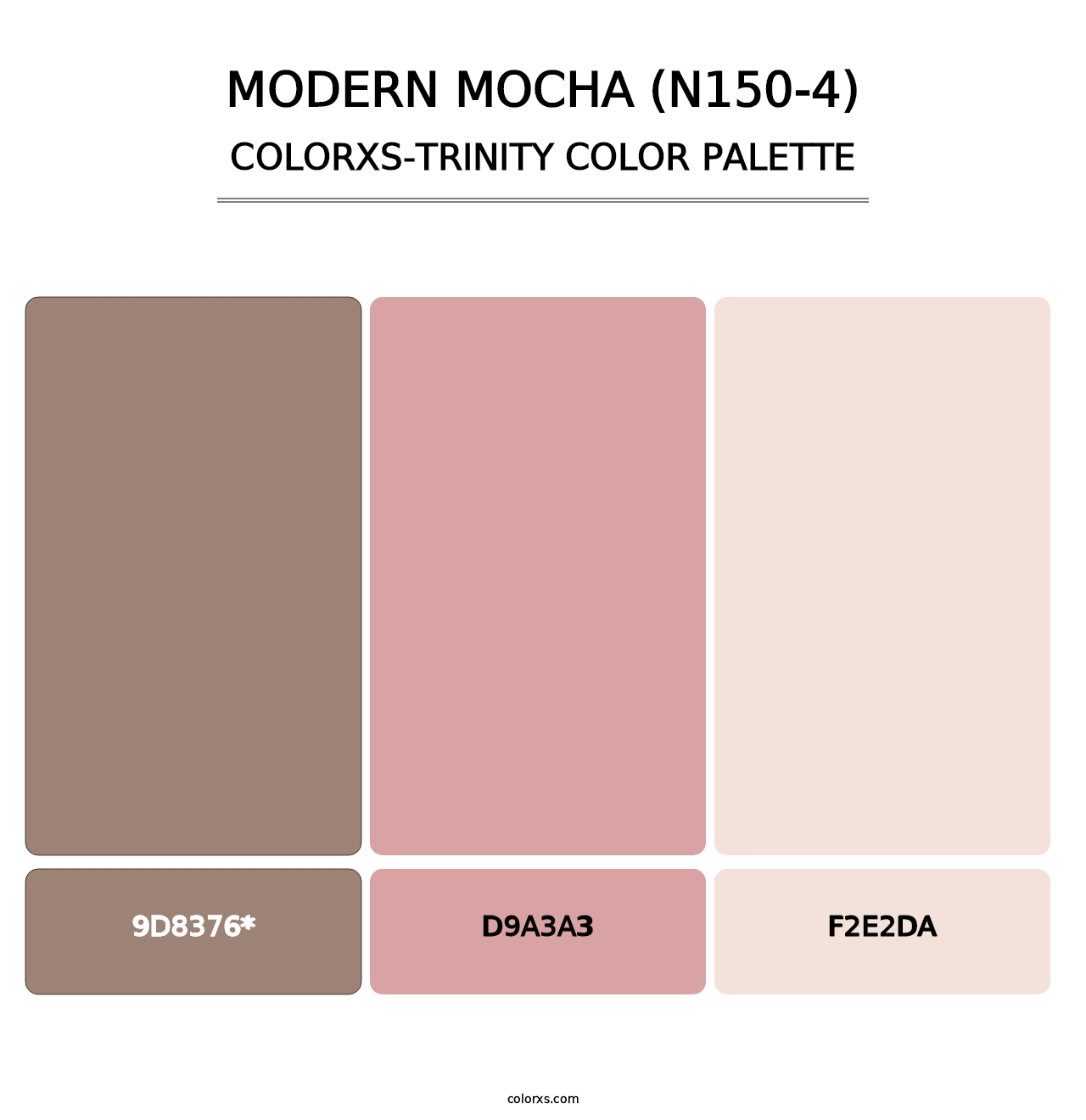 Modern Mocha (N150-4) - Colorxs Trinity Palette