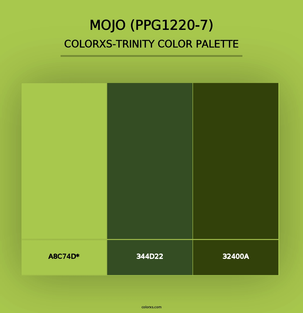 Mojo (PPG1220-7) - Colorxs Trinity Palette