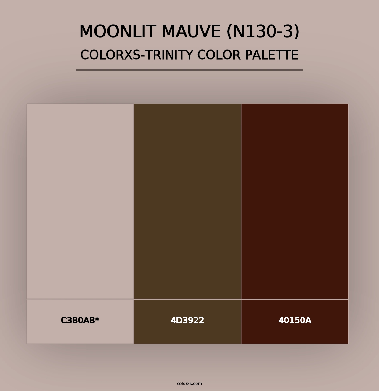 Moonlit Mauve (N130-3) - Colorxs Trinity Palette