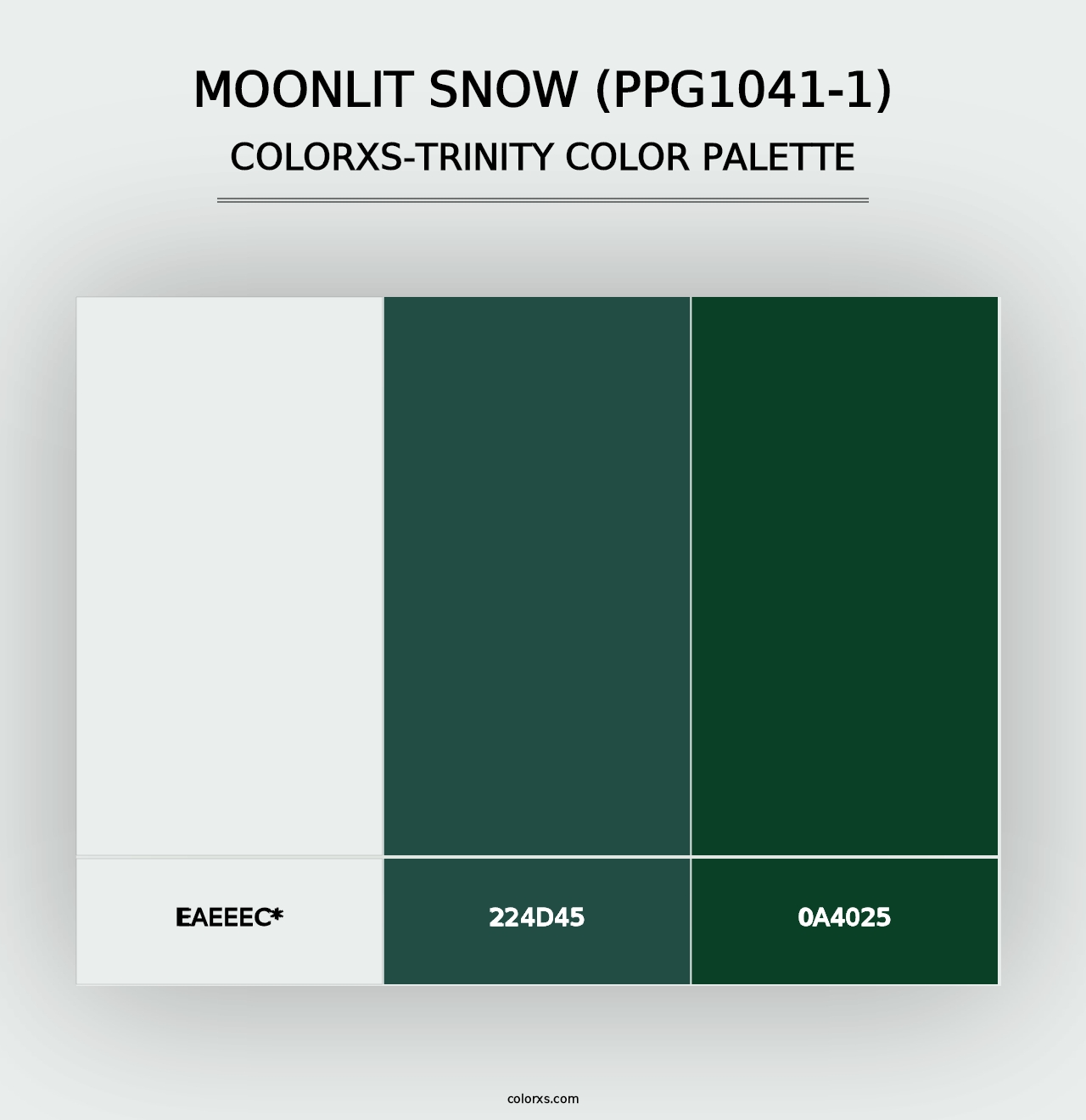 Moonlit Snow (PPG1041-1) - Colorxs Trinity Palette