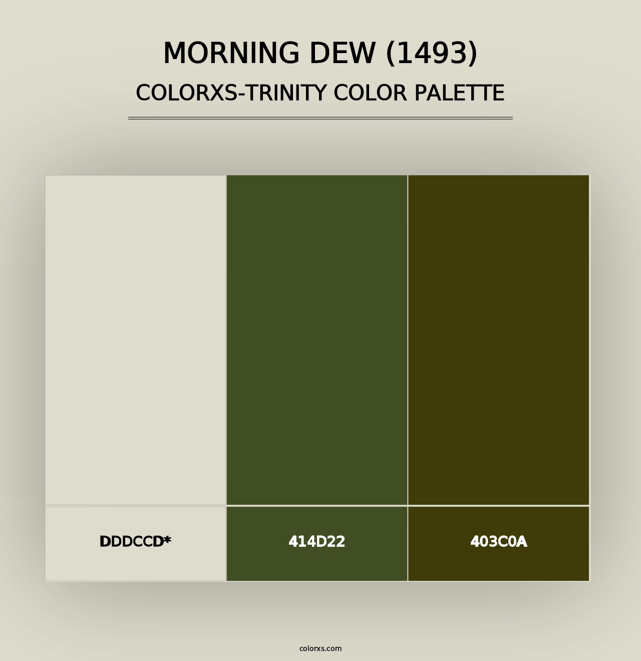 Morning Dew (1493) - Colorxs Trinity Palette