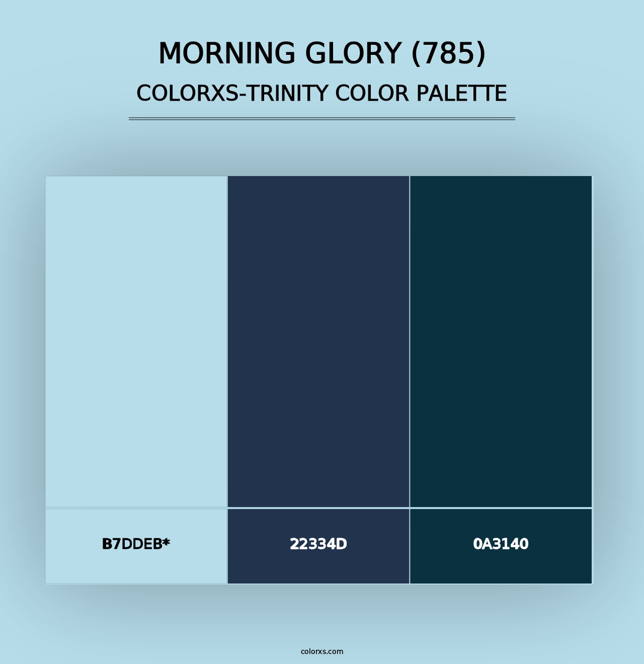 Morning Glory (785) - Colorxs Trinity Palette