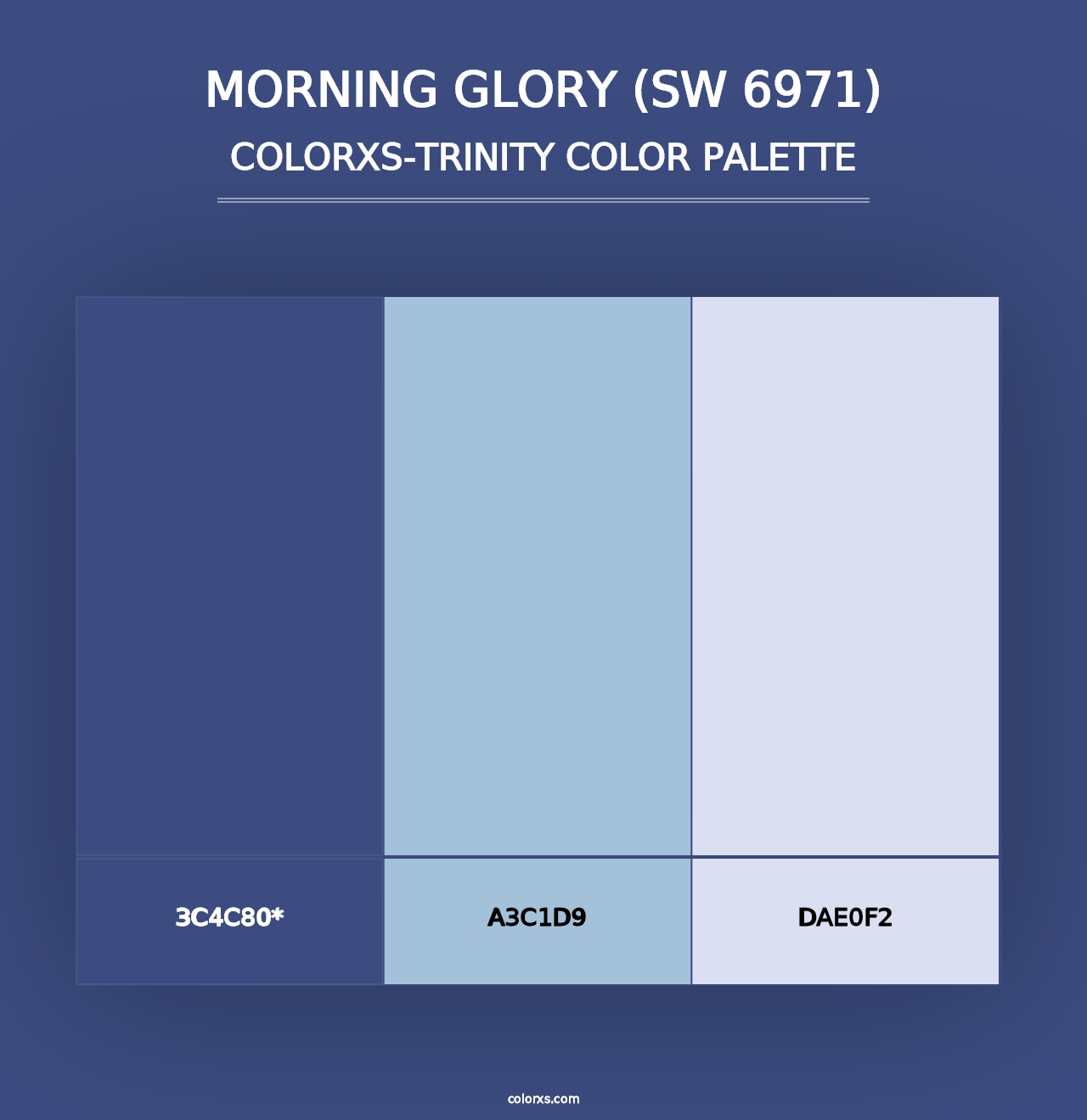 Morning Glory (SW 6971) - Colorxs Trinity Palette