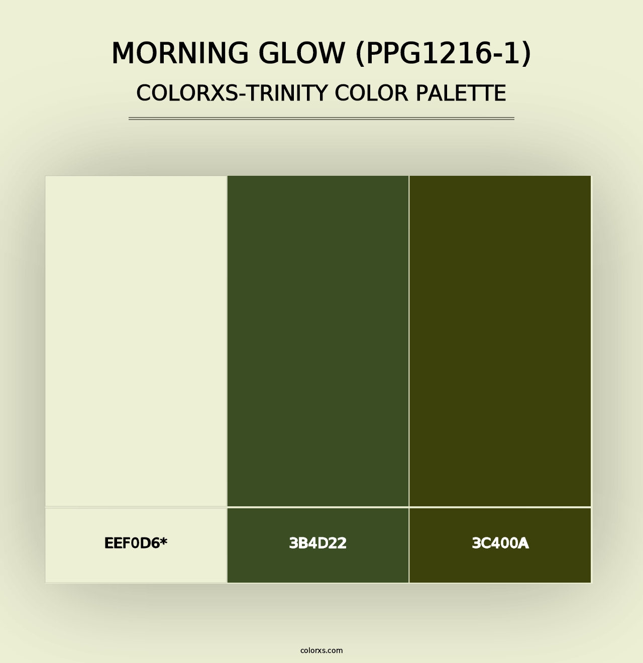 Morning Glow (PPG1216-1) - Colorxs Trinity Palette