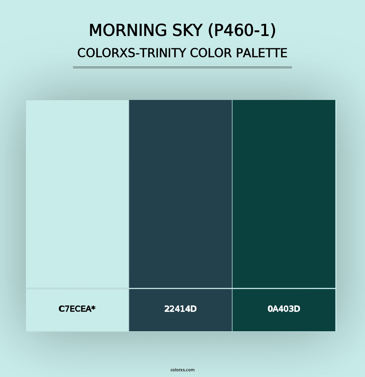 Morning Sky (P460-1) - Colorxs Trinity Palette