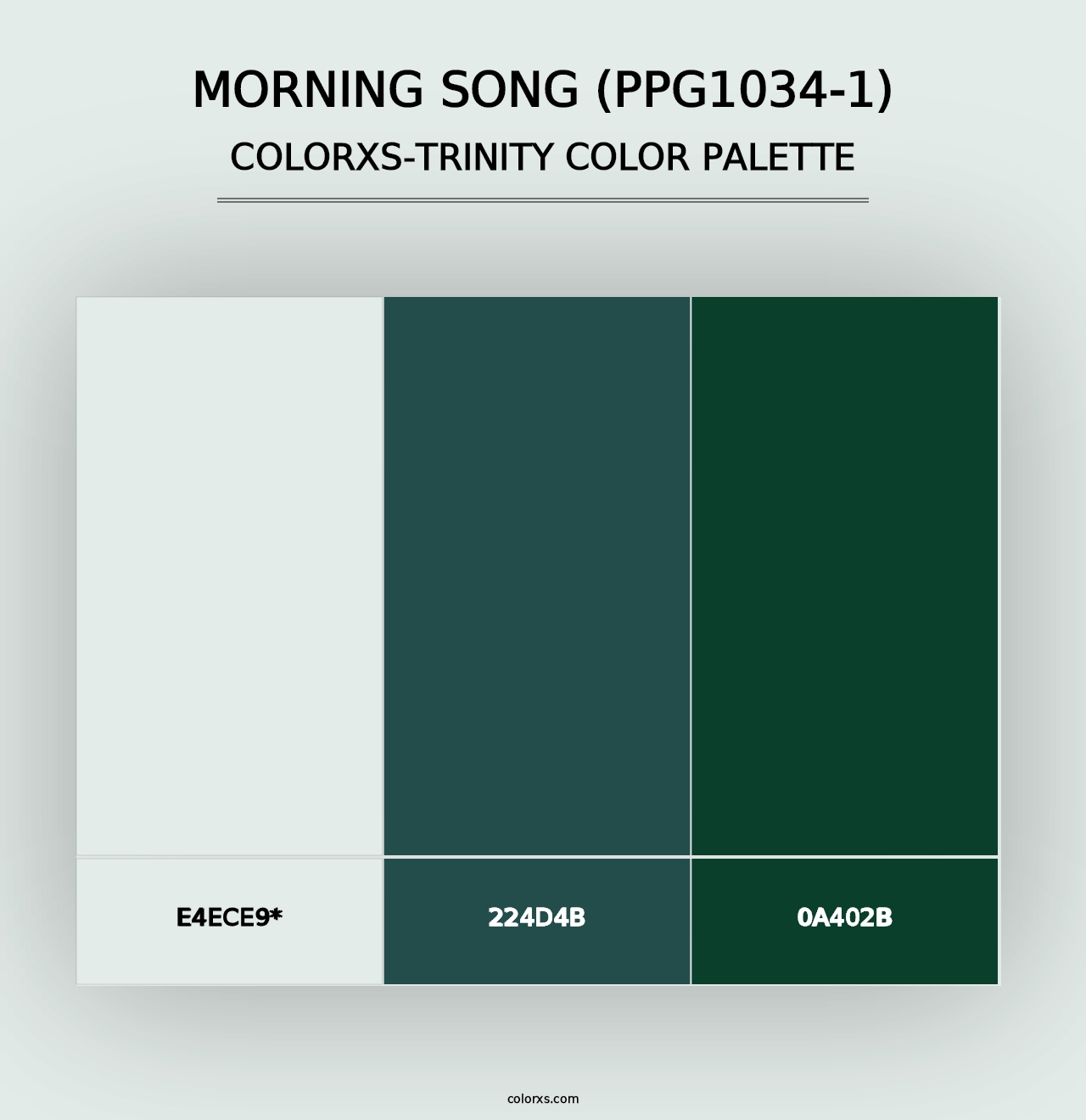 Morning Song (PPG1034-1) - Colorxs Trinity Palette