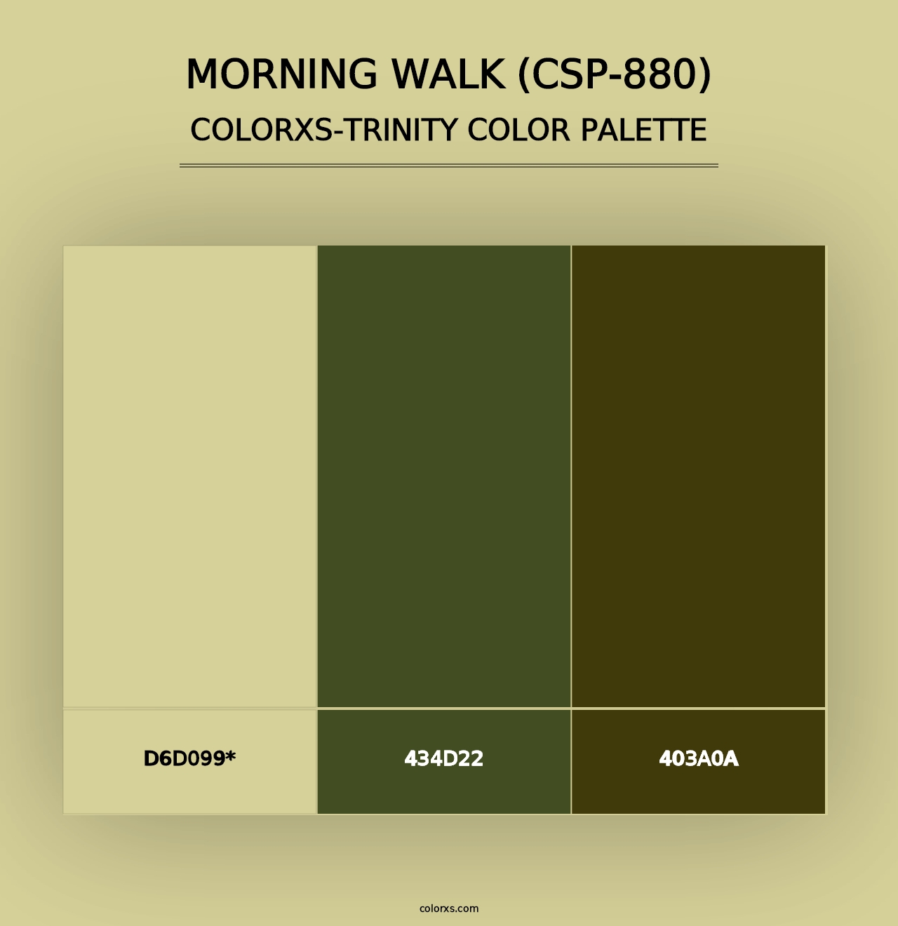 Morning Walk (CSP-880) - Colorxs Trinity Palette