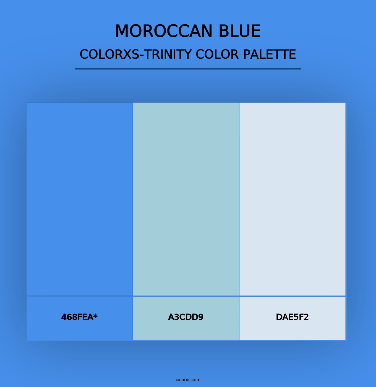 Moroccan Blue - Colorxs Trinity Palette