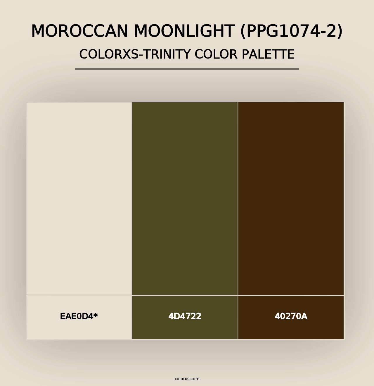 Moroccan Moonlight (PPG1074-2) - Colorxs Trinity Palette