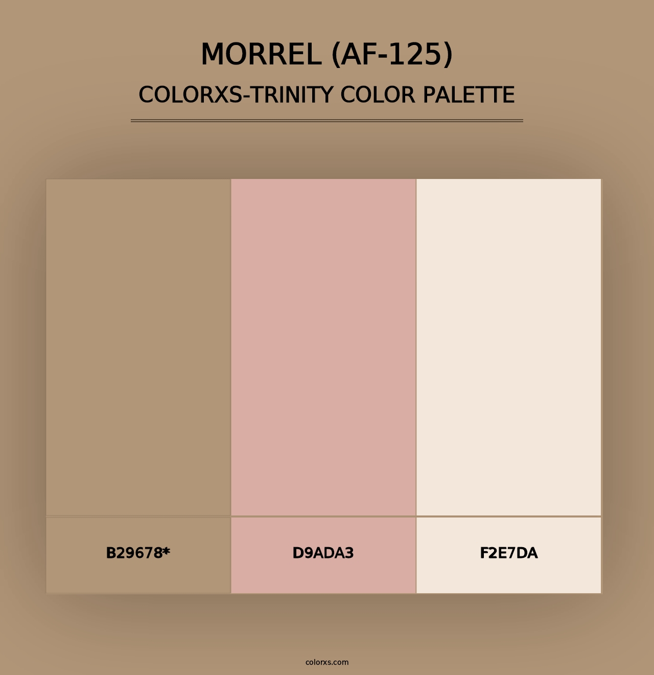 Morrel (AF-125) - Colorxs Trinity Palette