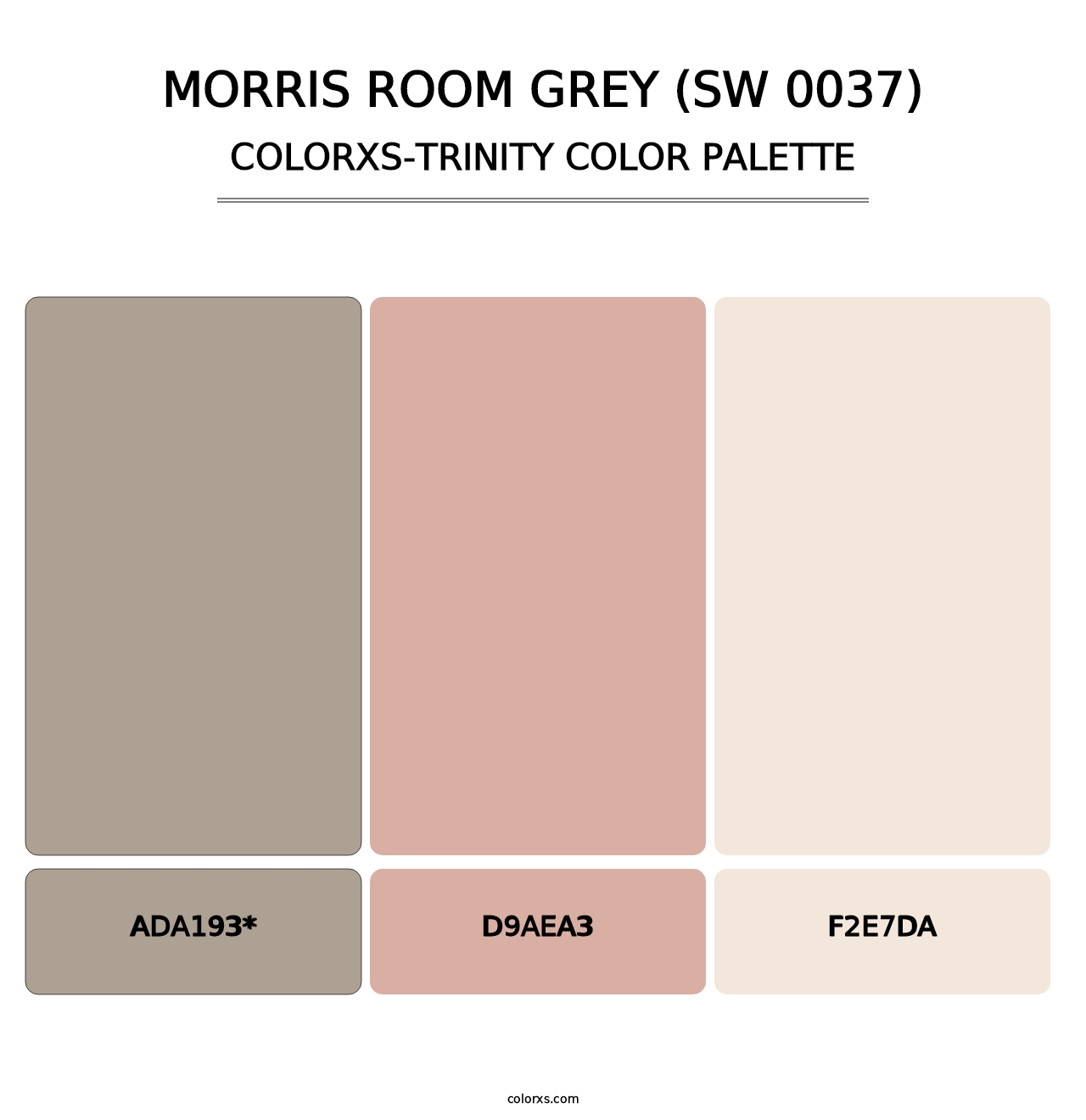 Morris Room Grey (SW 0037) - Colorxs Trinity Palette