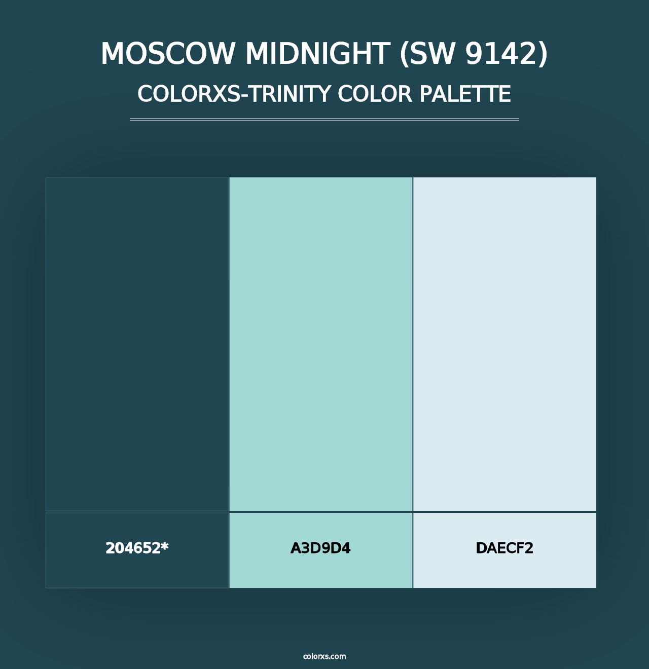 Moscow Midnight (SW 9142) - Colorxs Trinity Palette