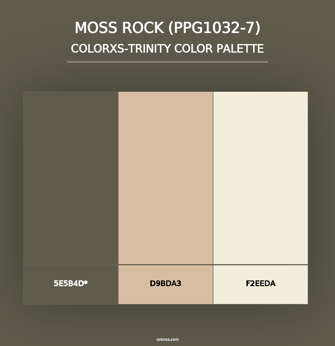 Moss Rock (PPG1032-7) - Colorxs Trinity Palette