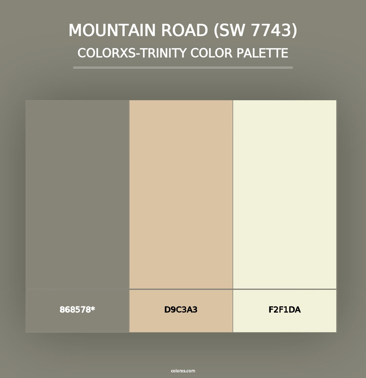 Mountain Road (SW 7743) - Colorxs Trinity Palette