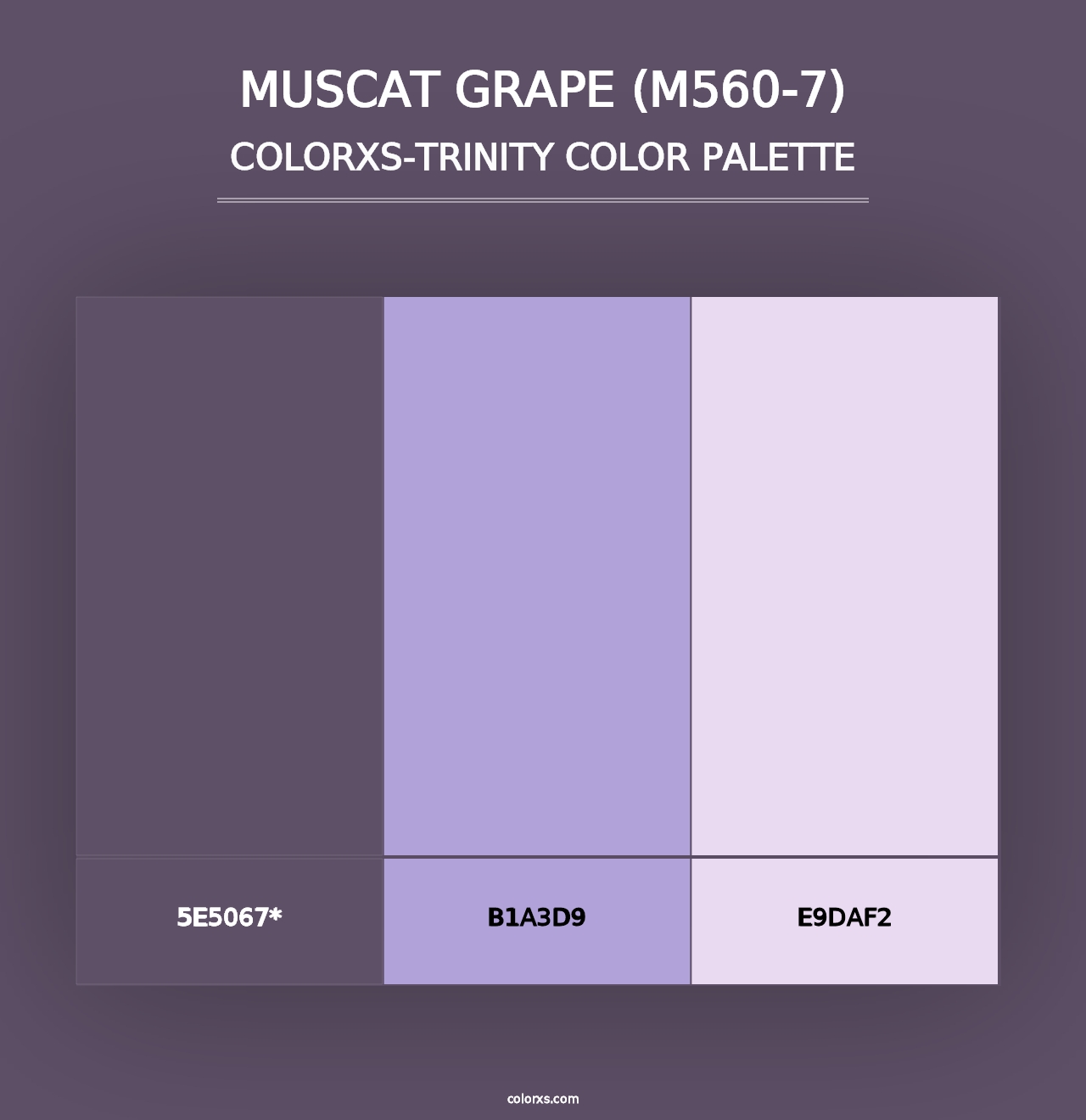 Muscat Grape (M560-7) - Colorxs Trinity Palette