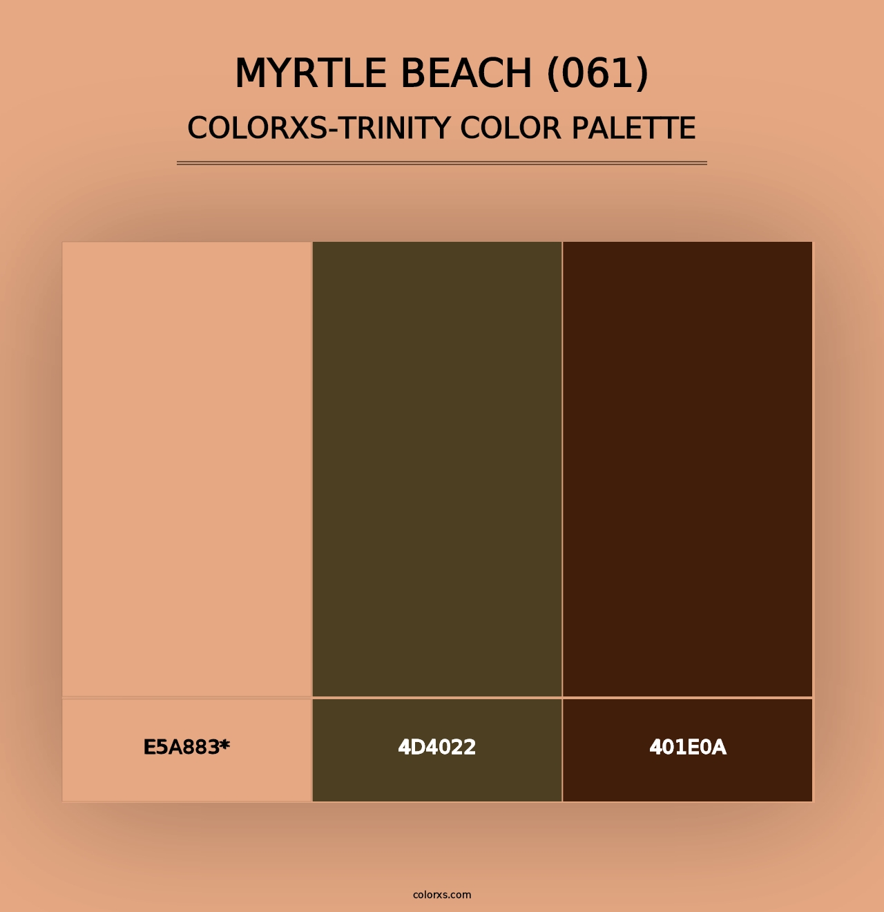 Myrtle Beach (061) - Colorxs Trinity Palette