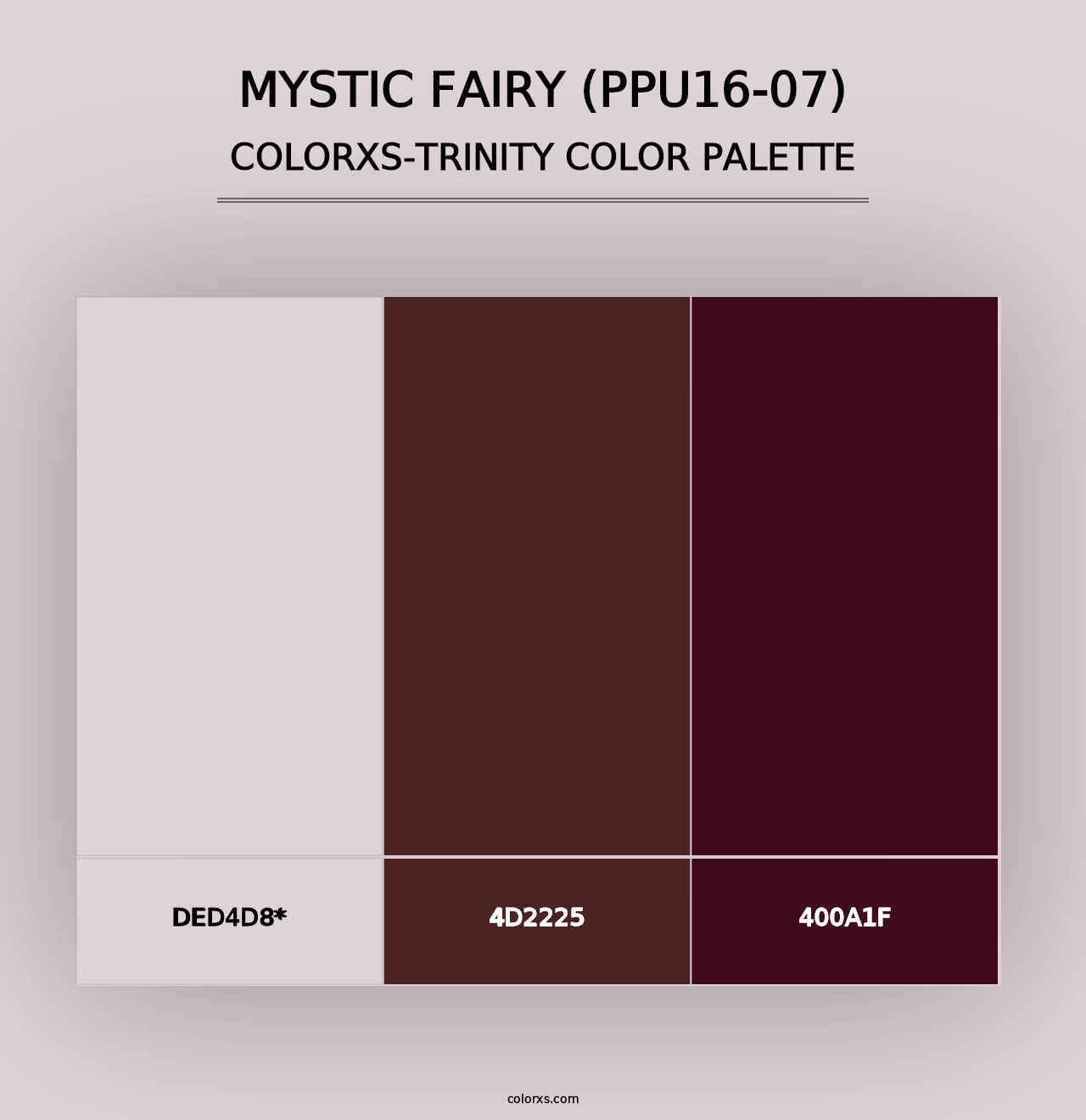 Mystic Fairy (PPU16-07) - Colorxs Trinity Palette