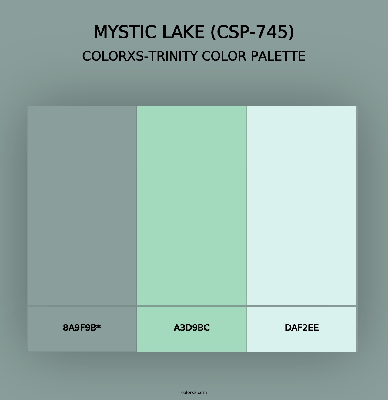 Mystic Lake (CSP-745) - Colorxs Trinity Palette