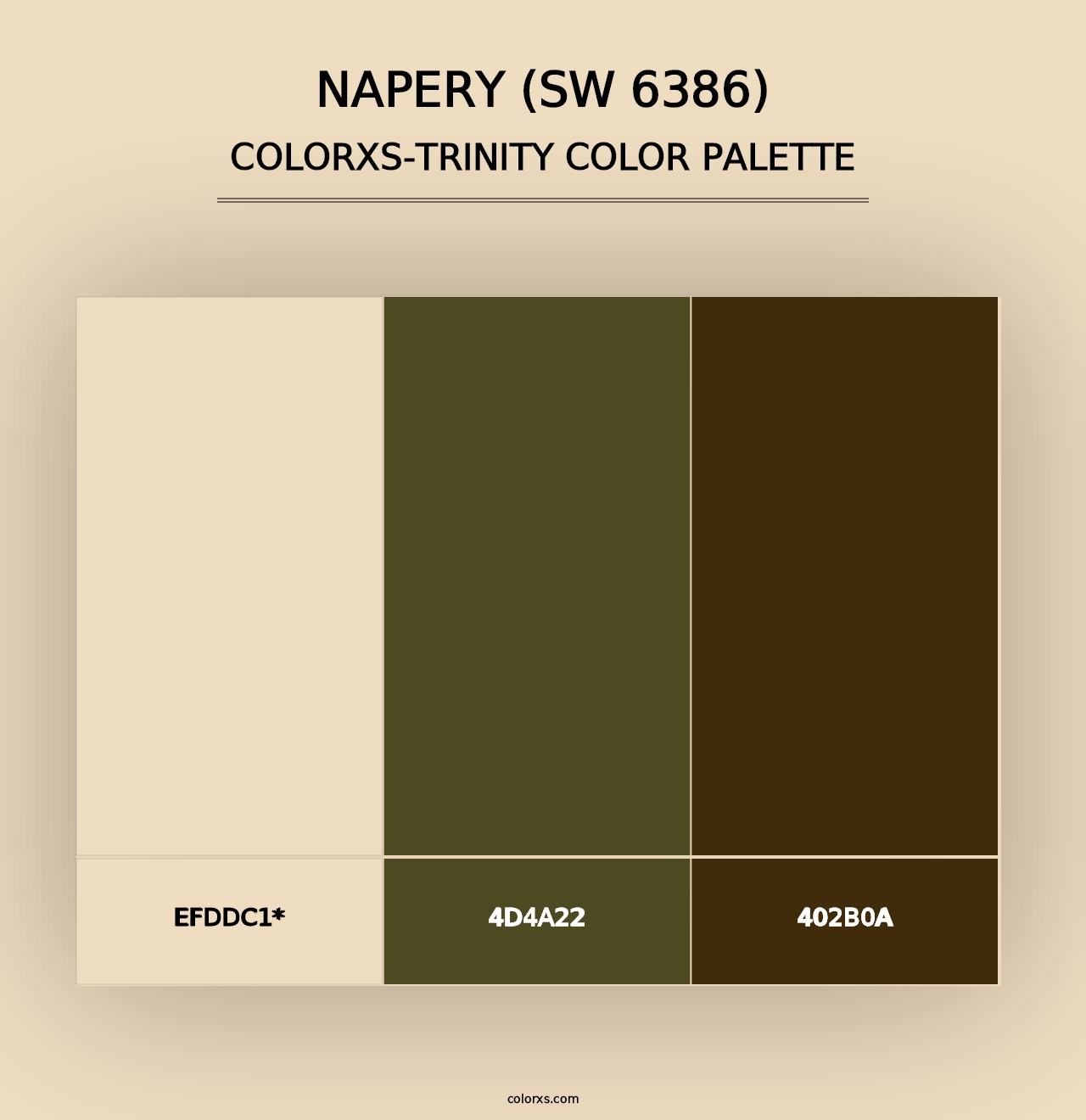 Napery (SW 6386) - Colorxs Trinity Palette