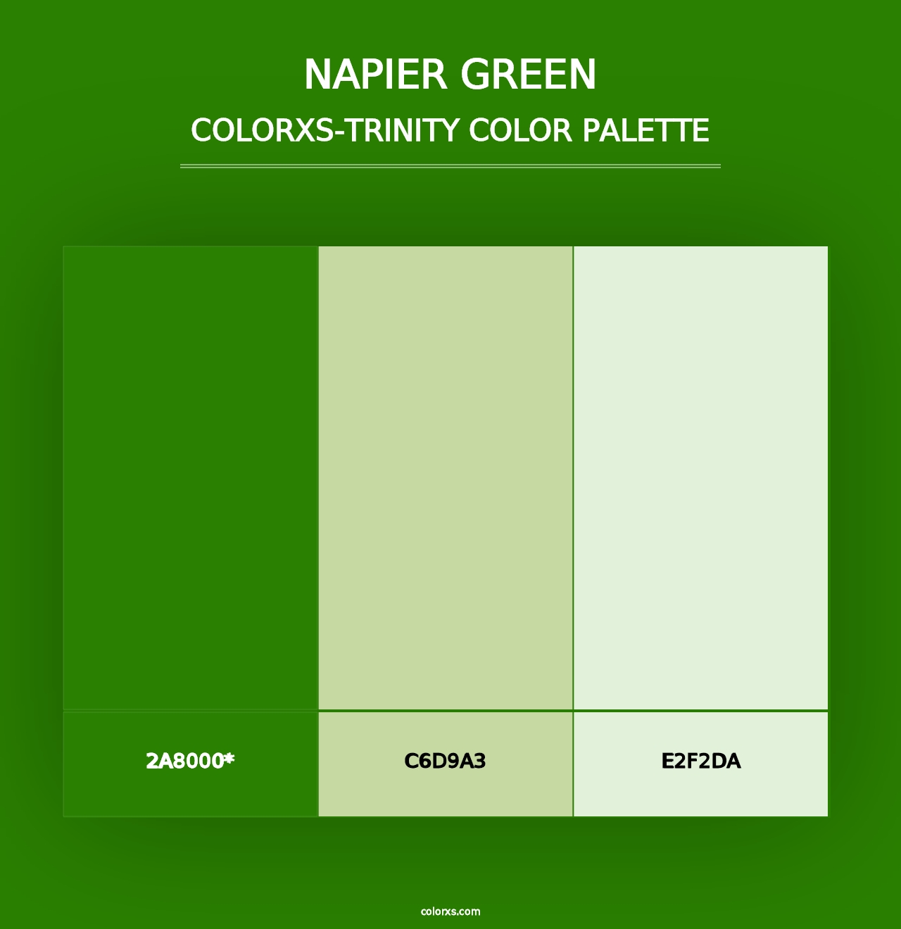 Napier Green - Colorxs Trinity Palette