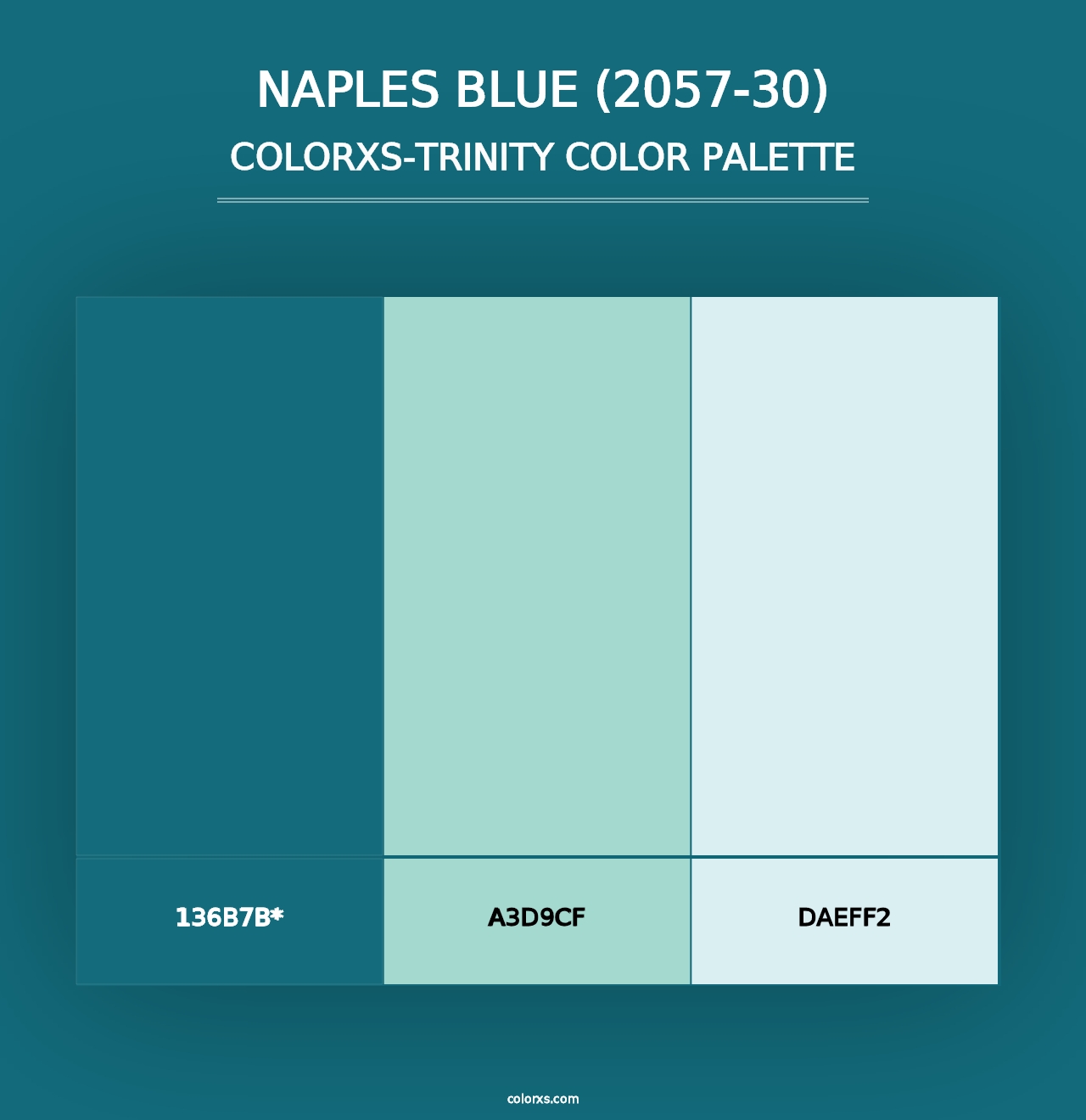 Naples Blue (2057-30) - Colorxs Trinity Palette