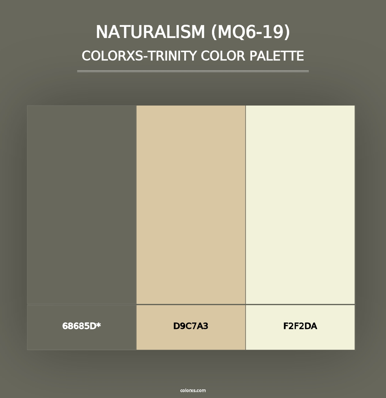 Naturalism (MQ6-19) - Colorxs Trinity Palette