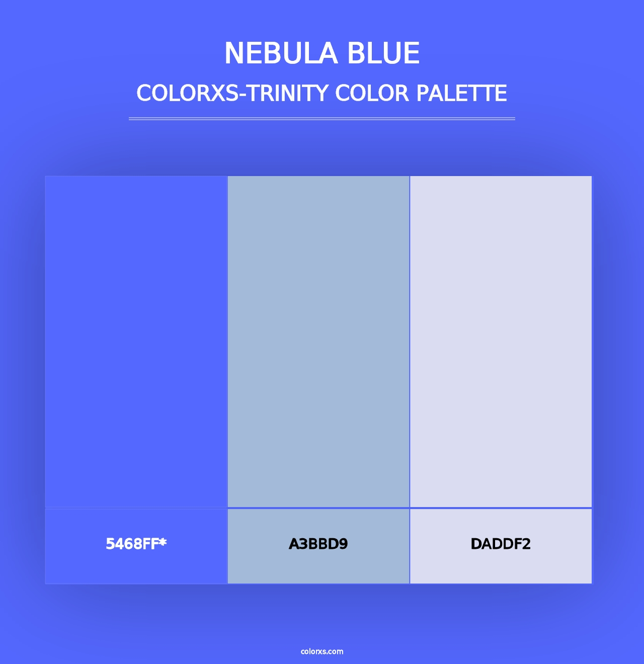 Nebula Blue - Colorxs Trinity Palette