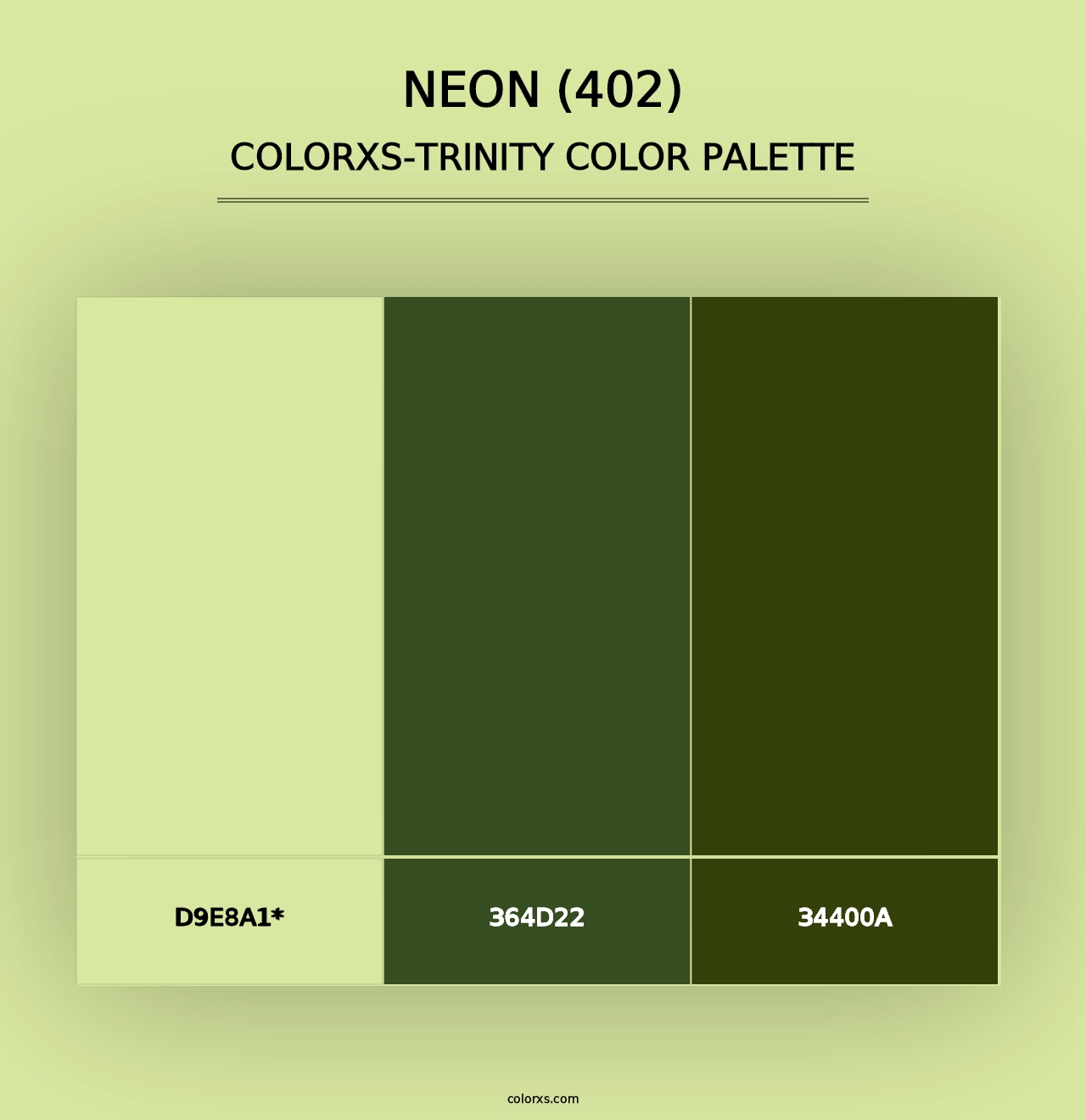 Neon (402) - Colorxs Trinity Palette