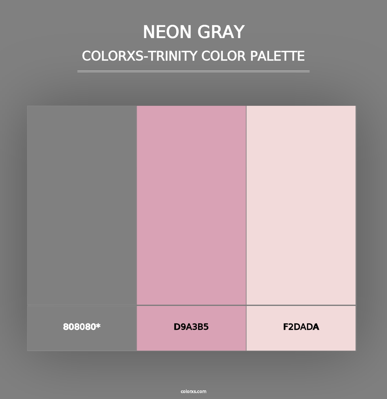 Neon Gray - Colorxs Trinity Palette