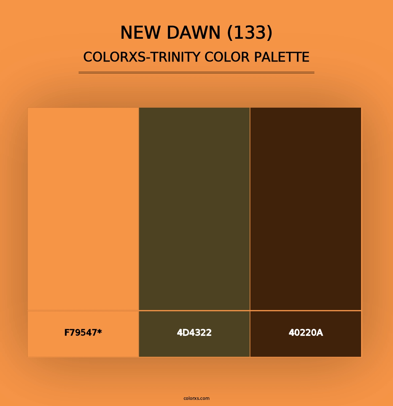 New Dawn (133) - Colorxs Trinity Palette