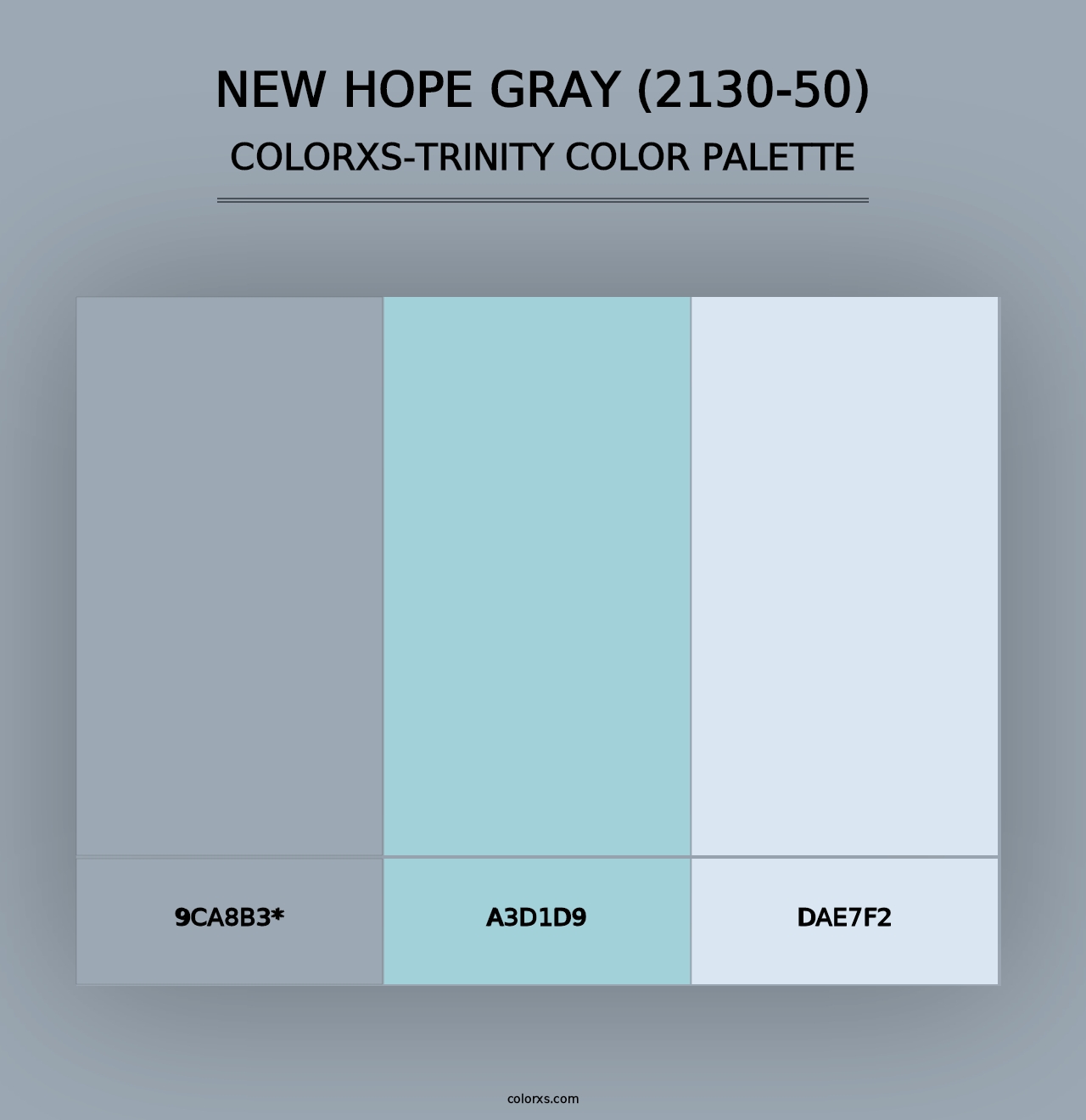 New Hope Gray (2130-50) - Colorxs Trinity Palette