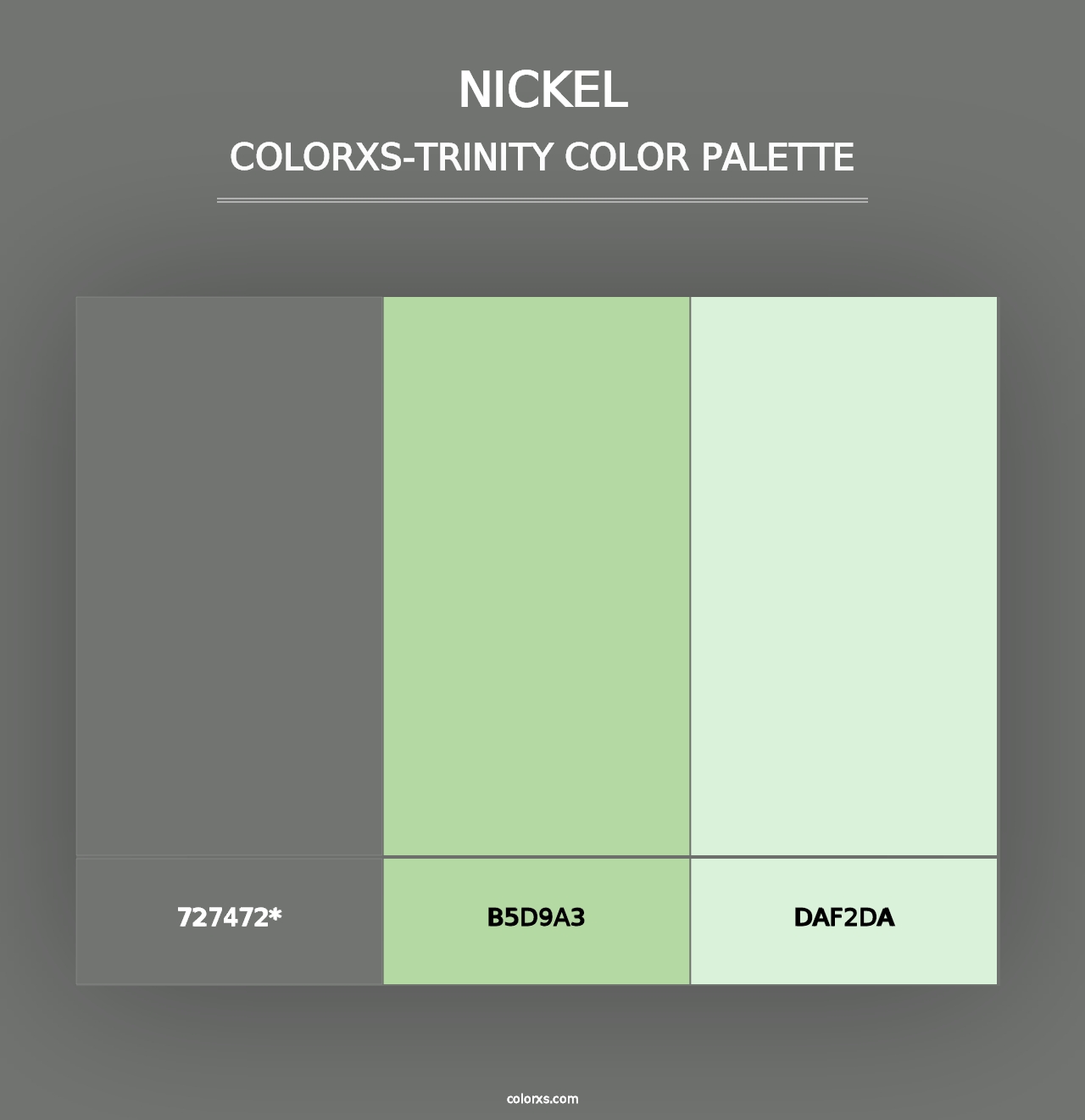 Nickel - Colorxs Trinity Palette